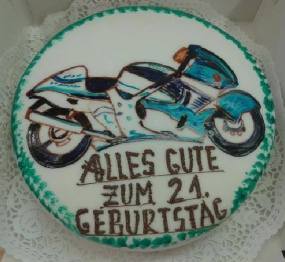 Torte mit Bike